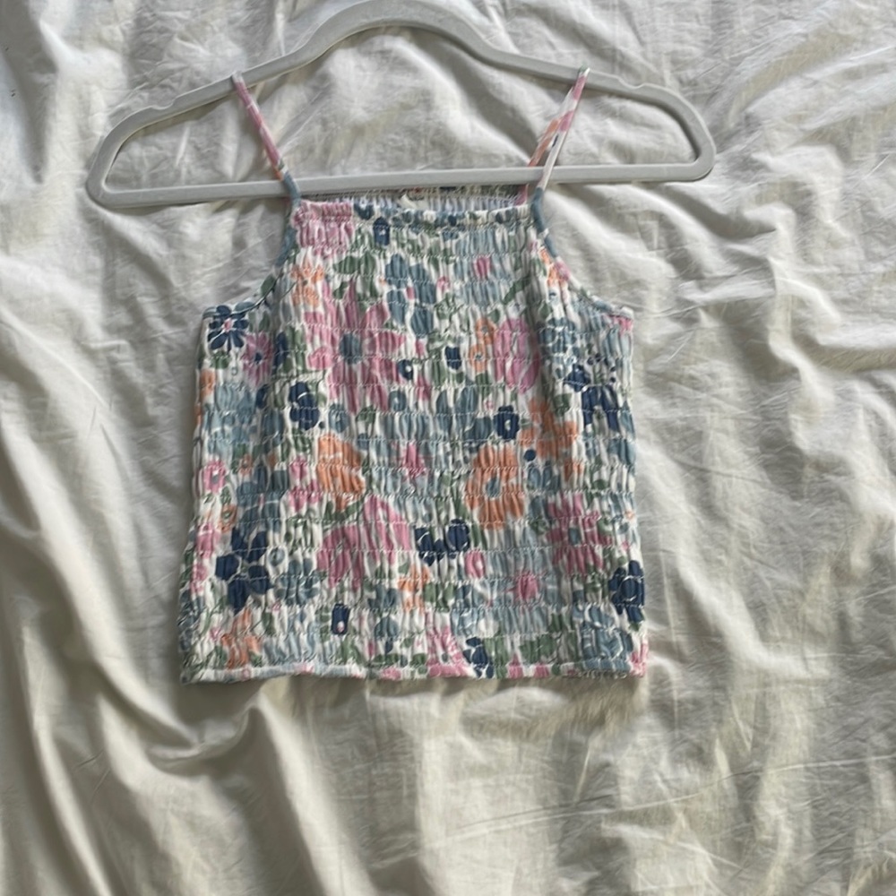 Abercrombie and fitch kids floral tank top. Size 11/12 kids girls.